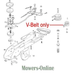 V-Belt pulley and drive system diagram