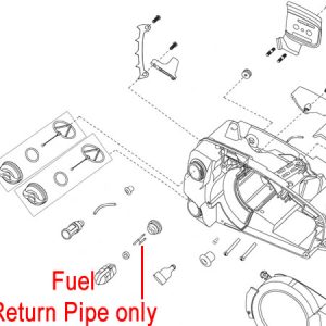 Fuel return pipe only diagram