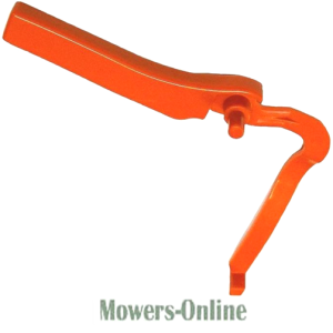 Lawn mower blade discharge chute assembly