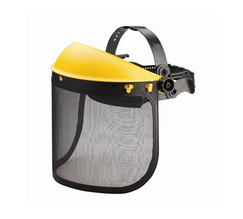 tmbidjp43pt.png - Mowers Online Face shield with mesh visor and headband