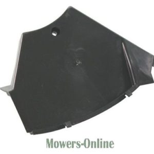 Lawn mower deck baffle or deflector