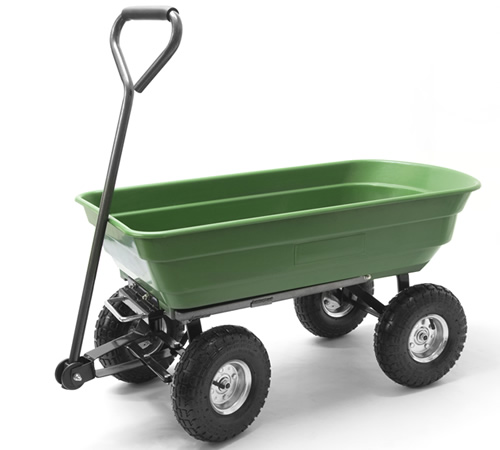 trnsgb03oua.jpg - Mowers Online Garden cart with handle and pneumatic wheels