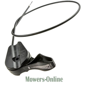 Trimmer head with curved cutting line attachment