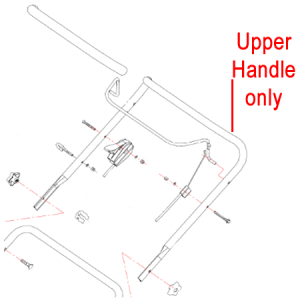 Shotgun upper handle assembly diagram parts.