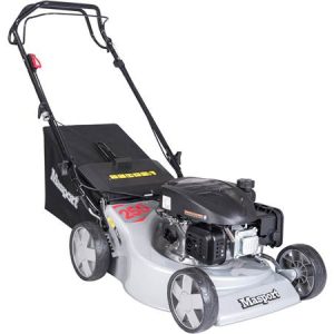 Masport petrol push lawn mower with bag