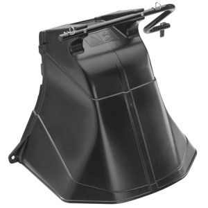 Lawn mower grass collection bag attachment
