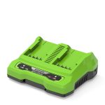 Dual-bay battery charger for cordless power tools