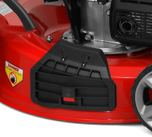 ukjx2dwhwgs.jpg - Mowers Online Red lawn mower grass collection bag detail
