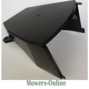 Lawn mower chute deflector attachment