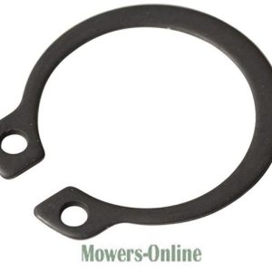 Retaining ring with two mounting holes