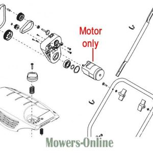 Lawn mower motor assembly diagram parts