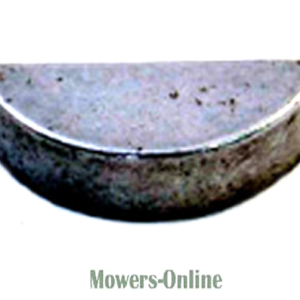 Metal mower deck half shell or cover