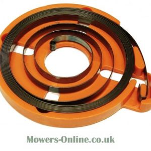 Orange lawn mower deck housing ring