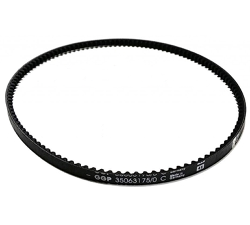 v2crfrb3sxb.png - Mowers Online Toothed rubber timing belt with text markings