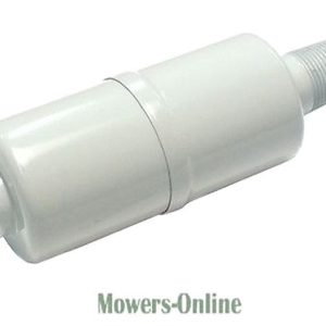 Inline fuel filter with threaded connections
