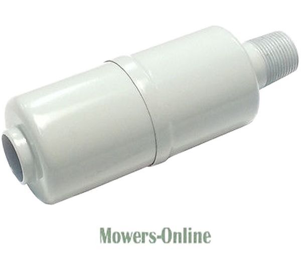 P - Mowers Online Inline fuel filter with threaded connections