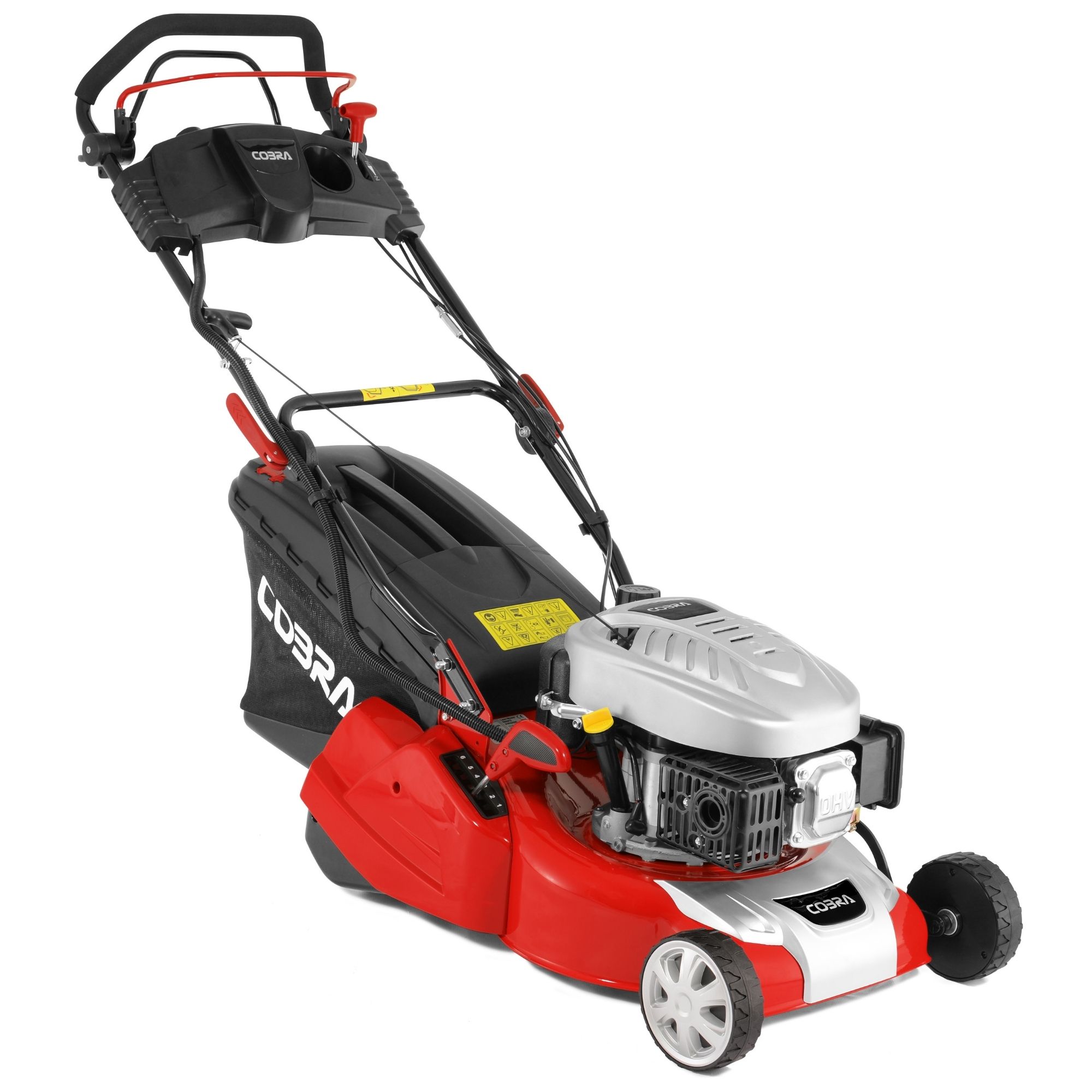 v4kwbzpgxsl-1.jpg - Mowers Online Petrol push lawn mower with red deck