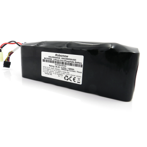 Rechargeable battery pack with connector cables
