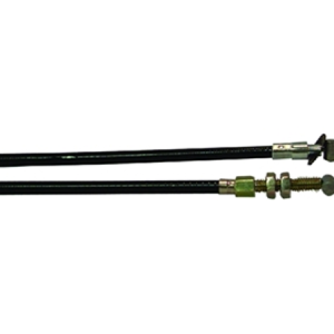Pair of hydraulic control cables with brass fittings