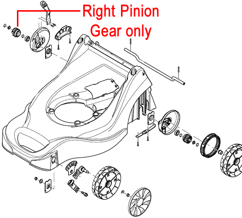 vebqfbobzem.png - Mowers Online Right Pinion Gear only for lawn mower