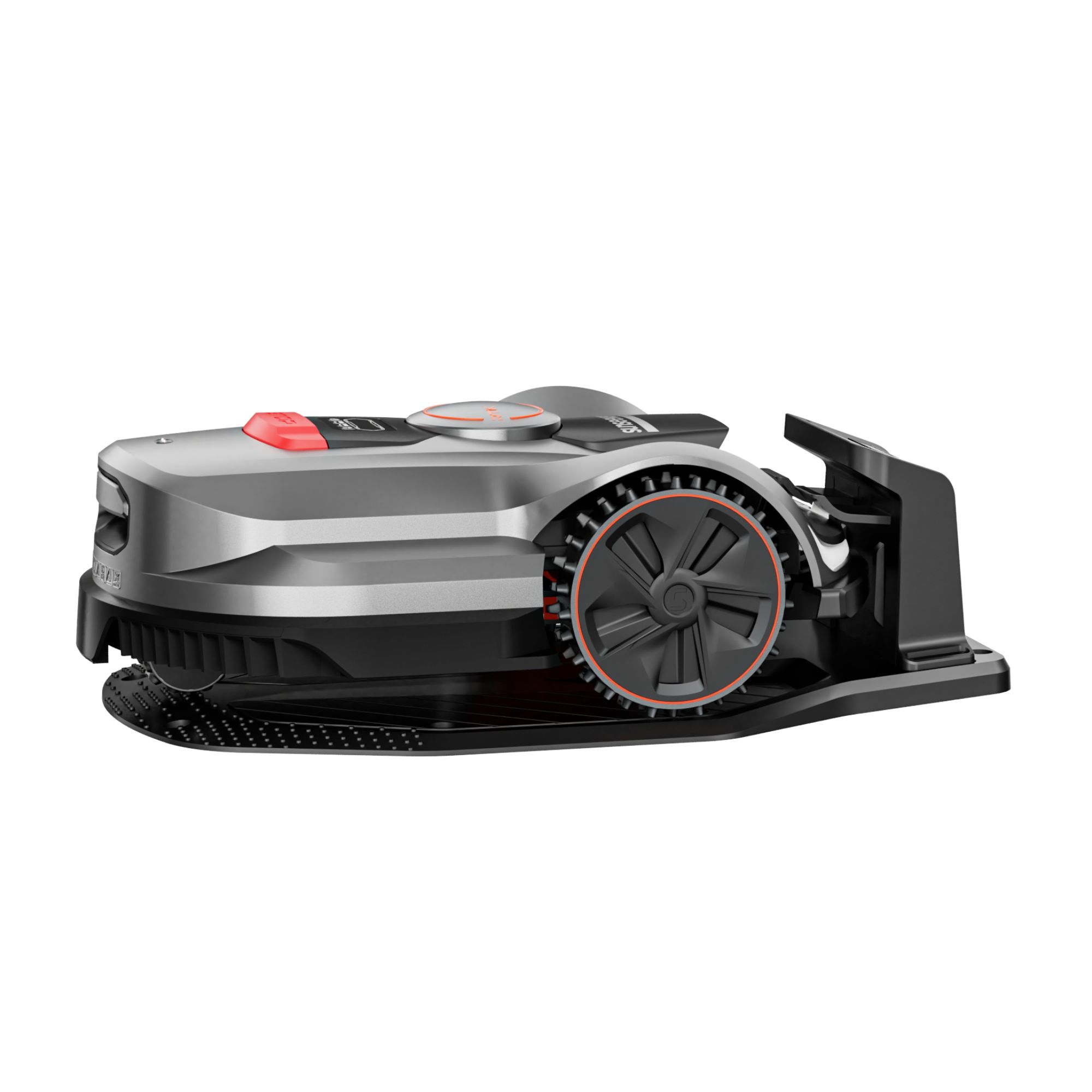 vk0rujp0n4k.jpg - Mowers Online Robotic lawn mower with orange accents