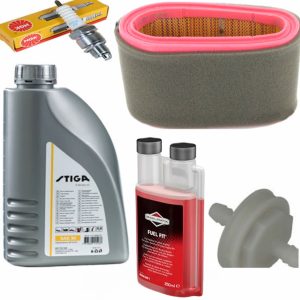 Lawn mower maintenance service kit components
