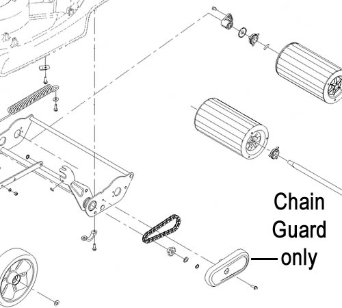 vnqzudia1yh.jpg - Mowers Online Lawn mower chain guard assembly diagram