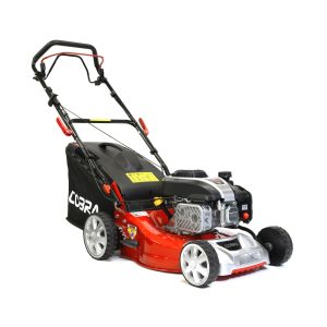 Cobra petrol push lawn mower with engine