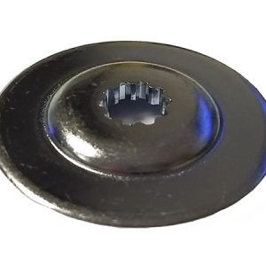 Recessed light fixture with blue accent lighting