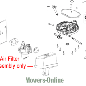 Air filter assembly parts diagram
