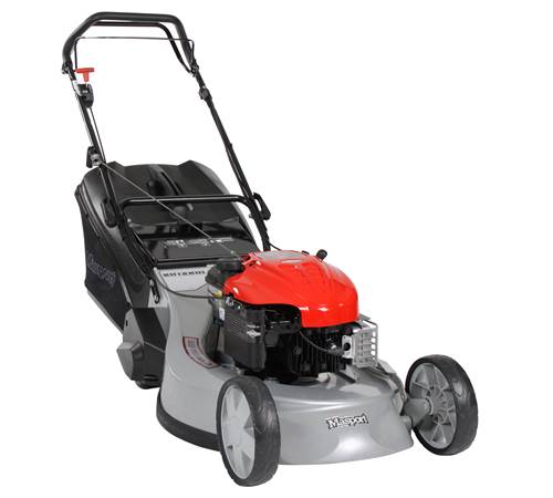 w3ek5fotu55.jpg - Mowers Online Red and silver self-propelled lawn mower