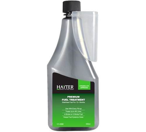 w3frqdftvyn.jpg - Mowers Online Hayter Premium Petrol Treatment fuel additive bottle