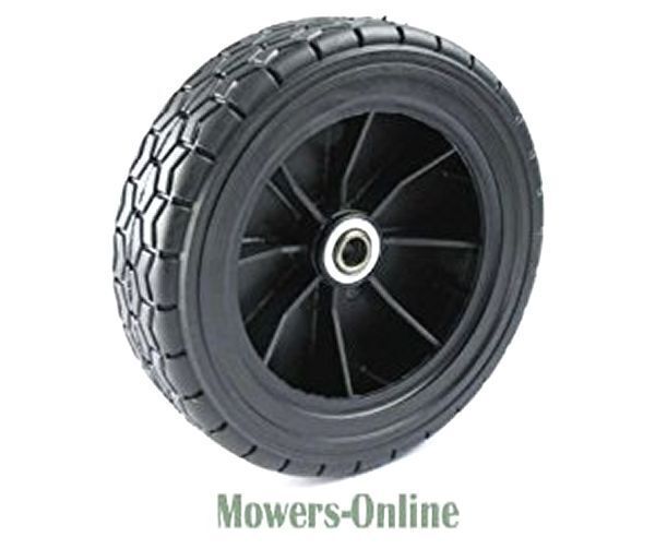 P - Mowers Online Pneumatic rubber wheel with black plastic hub