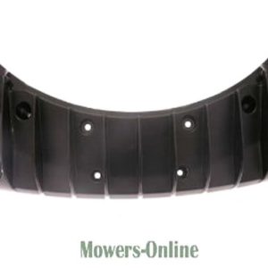 Lawn mower mulching blade deck baffle