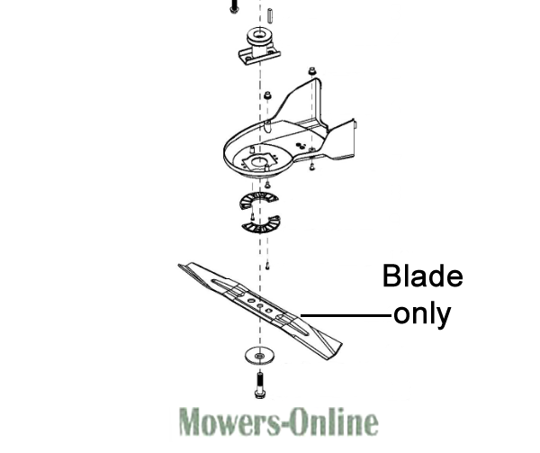 wdsvevjyynj.png - Mowers Online Lawn mower blade assembly diagram parts