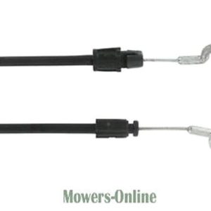 Two mower deck drive cables with connectors