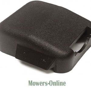 Lawn mower deck storage box compartment