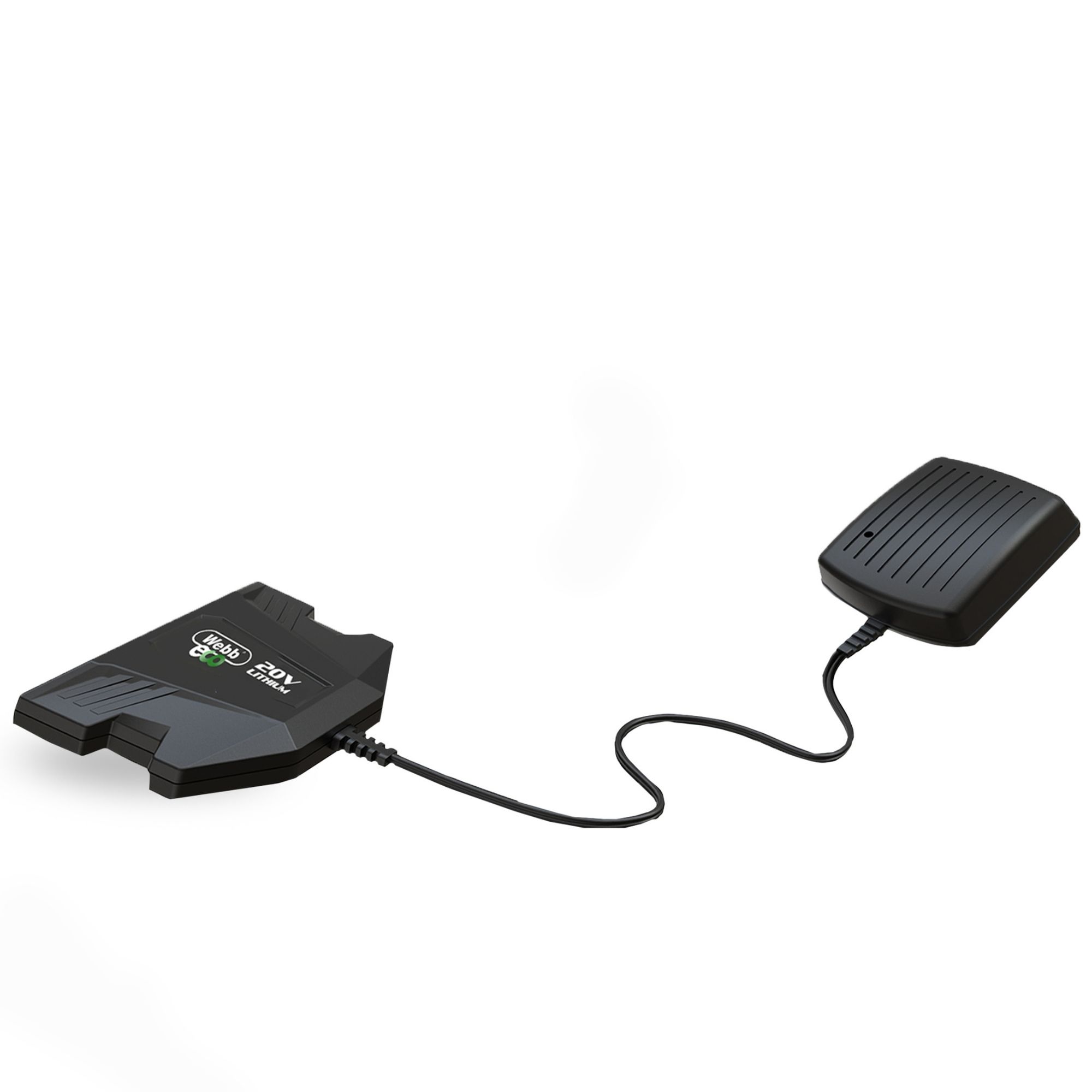 wi4zsooc1yd.jpg - Mowers Online Solar panel charging dock with cable connection