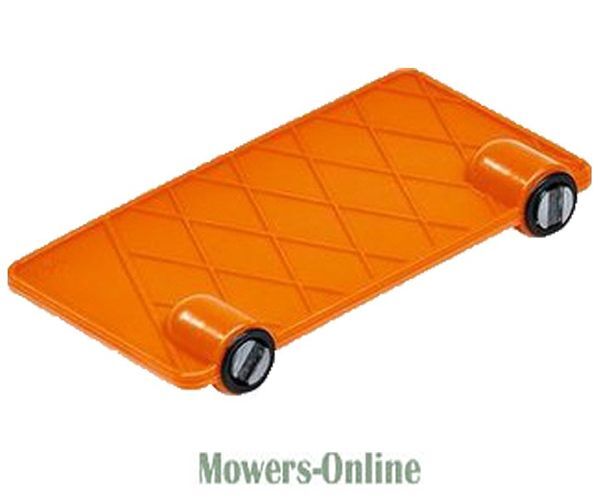 P - Mowers Online Orange lawn mower deck with wheels