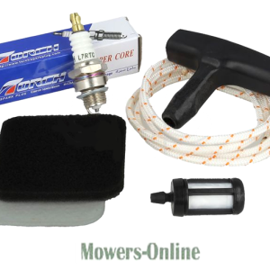 Spark plug, rope, air filter and fuel line kit