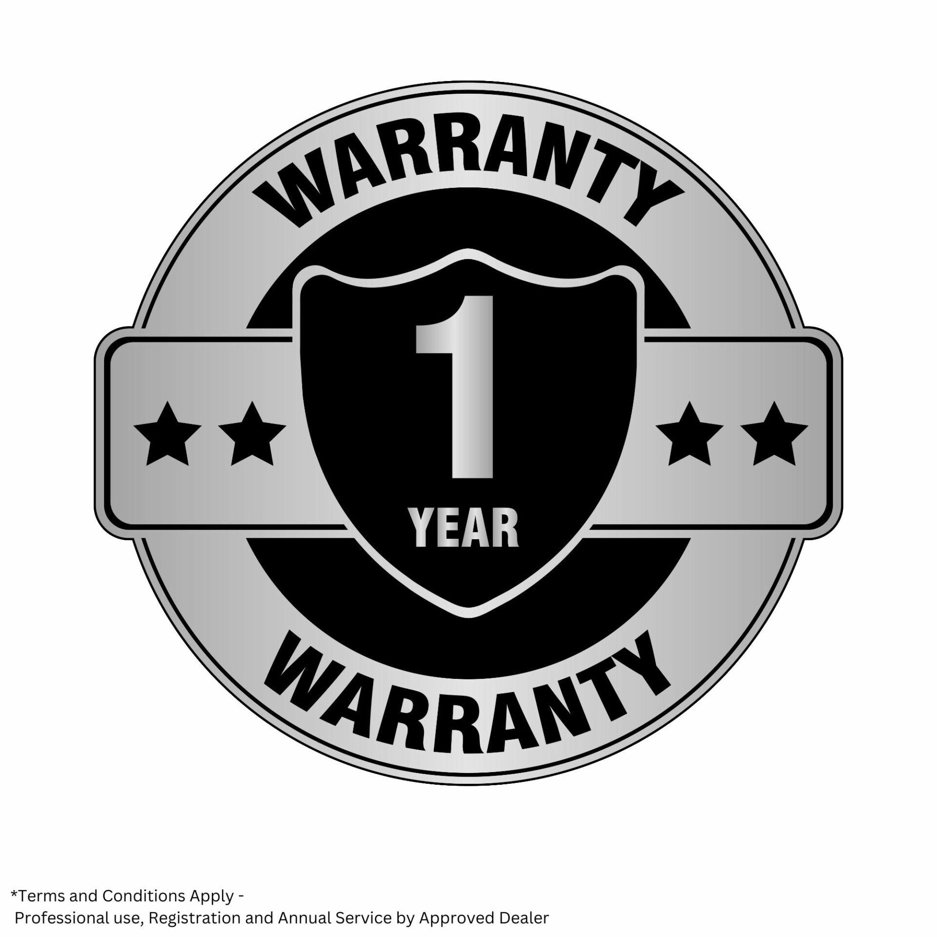wkllt4mmiz5.jpg - Mowers Online One year product warranty badge seal