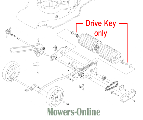 wld3wukbp5e.png - Mowers Online Lawn mower drive key parts diagram