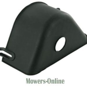 Lawn mower grass chute deflector cover