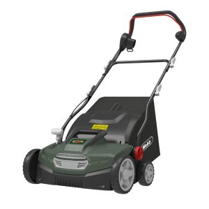 Electric lawn mower with dual handles