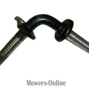 Lawn mower deck spindle pulley bracket assembly