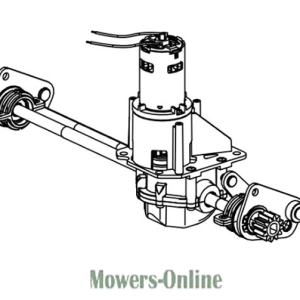 Lawn mower engine and transmission assembly diagram
