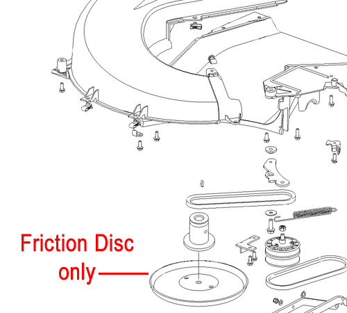 x0s3cwpverp.png - Mowers Online Friction disc parts diagram for lawn mower