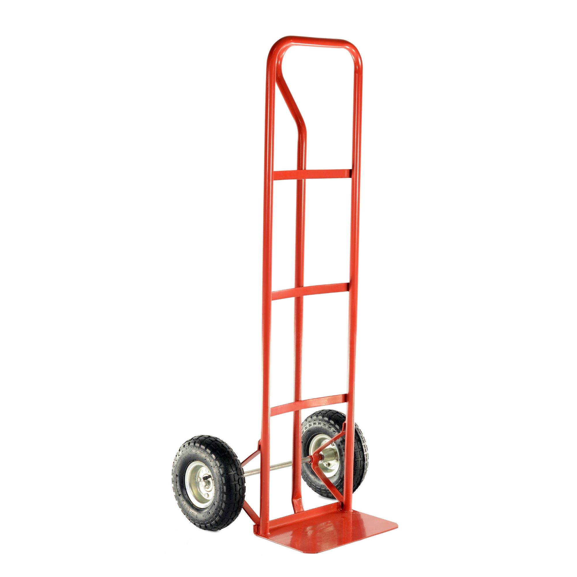 x5xkaufkflg.jpg - Mowers Online Red two-wheel hand truck with foot platform