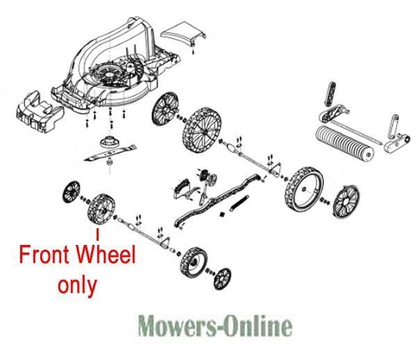 xeg5zwdmvg4.jpg - Mowers Online Lawn mower front wheel assembly parts diagram