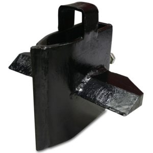 Plow blade attachment for riding mower
